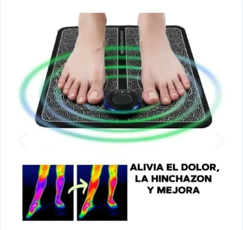 ✨ Alfombra Masajeador Eléctrico para Pies ✨
¡Tu spa personal en casa, cuando tú quieras!